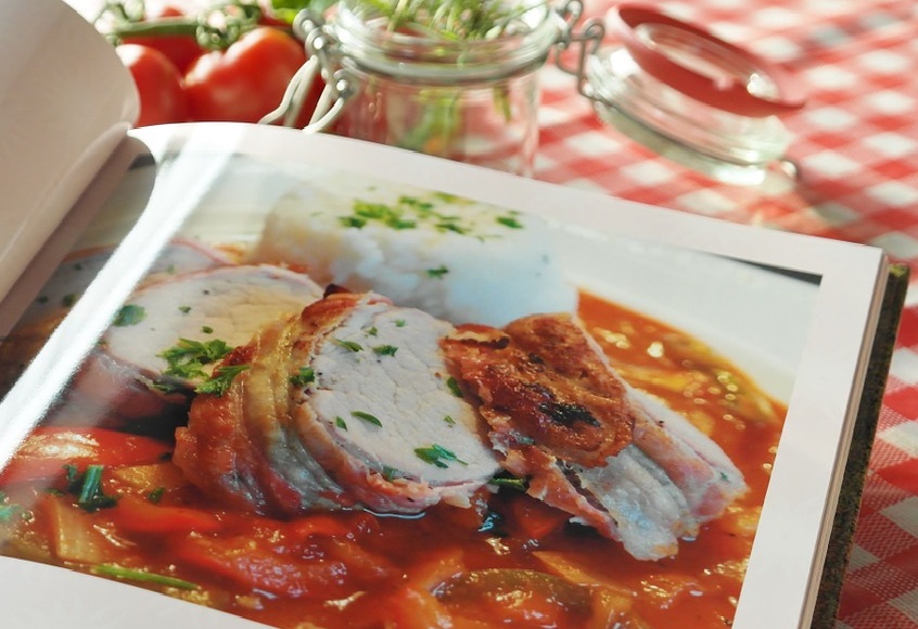 Libro con ricette
