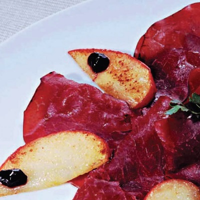 Bresaola e mele