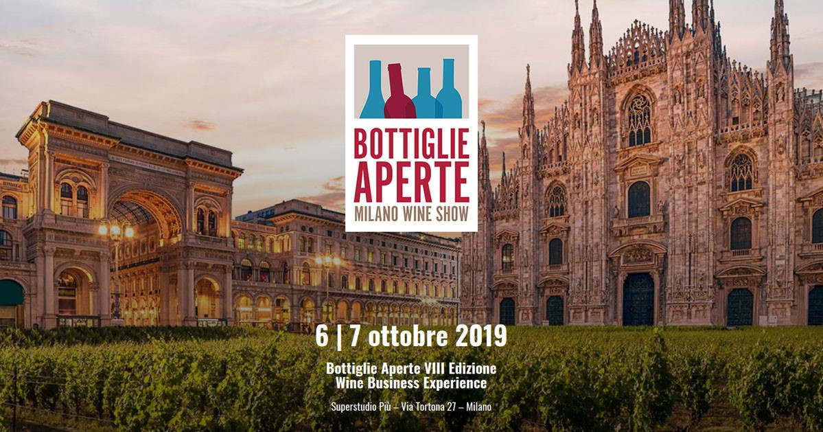 Bottiglie Aperte a Milano il 6 e 7 ottobre 2019