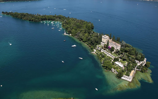 Lago di Garda visto dall'alto