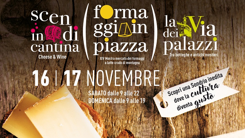 Formaggi in piazza a Sondrio