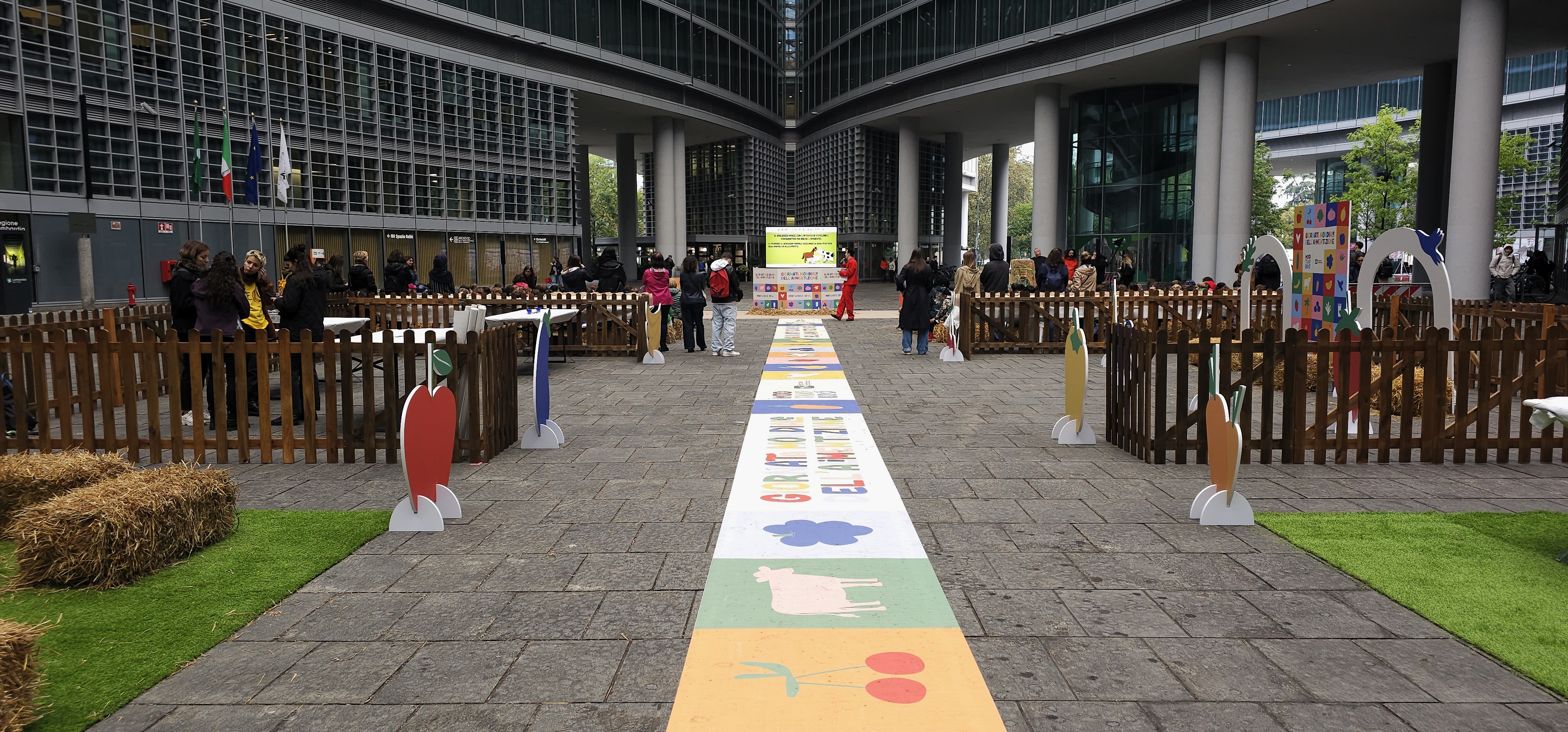 Giornata Mondiale Alimentazione 2024 - evento in piazza Città di Lombardia - 16 ottobre